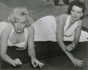 Lot #953 Marilyn Monroe and Jane Russell