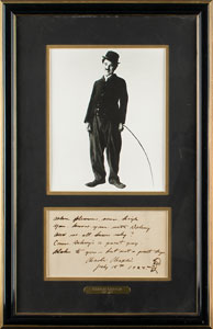 Lot #850 Charlie Chaplin
