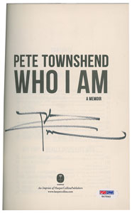 Lot #841 Pete Townshend and Ravi Shakar - Image 2