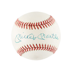 Lot #1024 Mickey Mantle
