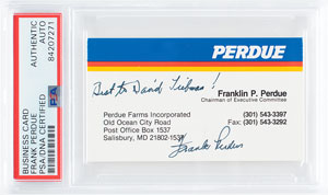 Lot #470 Frank Perdue