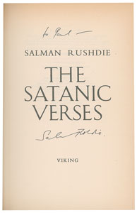 Lot #747 Salman Rushdie - Image 1