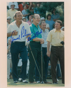 Lot #124 Gerald Ford and Arnold Palmer