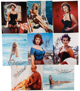 Lot #891 Brigitte Bardot and Sophia Loren