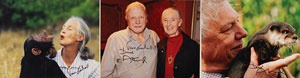 Lot #350 Jane Goodall and David Attenborough