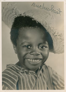 Lot #871  Our Gang: William ‘Buckwheat’ Thomas