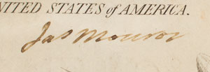 Lot #4 James Madison and James Monroe - Image 2