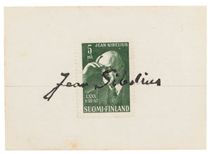 Lot #236 Jean Sibelius