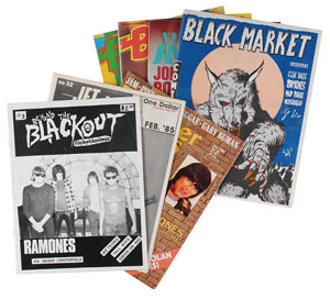 Lot #2605 Group of (7) Punk Rock Magazines