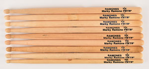 Lot #9240 Marky Ramone Group of (9) Drum Sticks