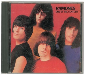 Lot #9235  Ramones 'End of the Century' Signed CD - Image 2