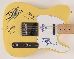 Lot #9270  Guns N' Roses Signed Guitar - Image 2
