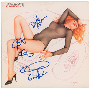 Lot #9198 The Cars Signed Album