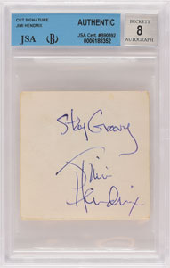 Lot #9070 Jimi Hendrix Signed Photograph - Image 1