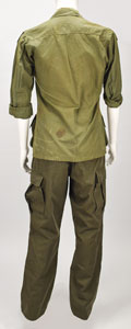 Lot #9168  Boston: Sib Hashian's Army Field Uniform with Boots and Helmet - Image 1