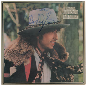 Lot #9065 Bob Dylan Signed Album