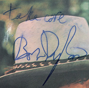 Lot #9065 Bob Dylan Signed Album - Image 2