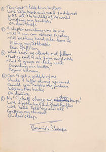 Lot #9007 John Lennon Handwritten Poem - Image 1