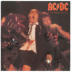 Lot #9183  AC/DC Signed Album