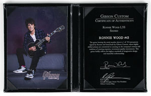 Lot #9077 Ronnie Wood Signed Limited Edition Gibson Custom Guitar - Image 5