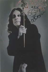 Lot #9216 Ozzy Osbourne Signed Photograph