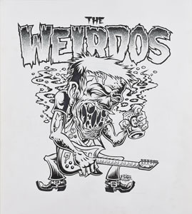 Lot #9265 The Weirdos: Dirty Donny Original Artwork - Image 1