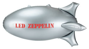 Lot #9102  Led Zeppelin Promotional Inflatable Blimp - Image 1