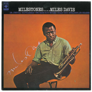 Lot #9122 Miles Davis Signed Album