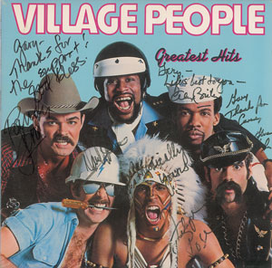 Lot #9279  Village People Signed Album - Image 1