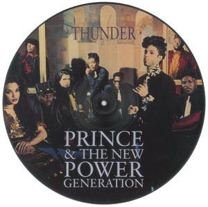 Lot #9311  Prince Limited Edition 'Thunder' Picture Disc - Image 1
