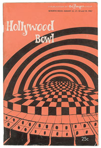 Lot #9072 Jimi Hendrix Experience 1967 Hollywood Bowl Program - Image 1