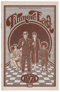 Lot #9056 John Lennon and Frank Zappa Jam Session Fillmore East Program - Image 1