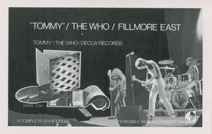 Lot #9090 The Who Six Nights of 'Tommy' Fillmore East Program - Image 3