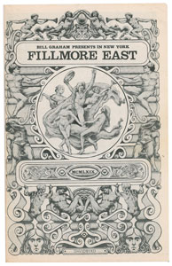 Lot #9157  Woodstock: Creedence Clearwater Revival Fillmore East Program - Image 1