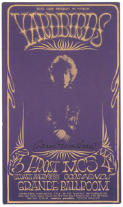 Lot #9161 The Yardbirds 1968 Grande Ballroom Postcard - Image 1