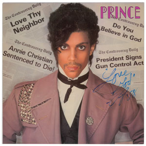 Lot #9292  Prince Signed Album