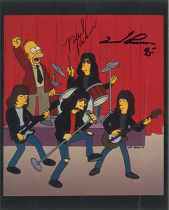 Lot #9255 The Ramones Signed Photograph