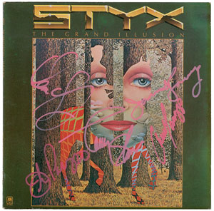Lot #9221  Styx Signed Album - Image 1