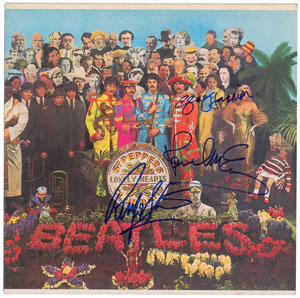Lot #9326  Beatles: McCartney, Harrison, and Starr Signed Album - Image 1