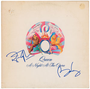 Lot #9391  Queen: May and Taylor Signed Album