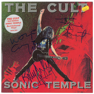 Lot #9350 The Cult Signed Album