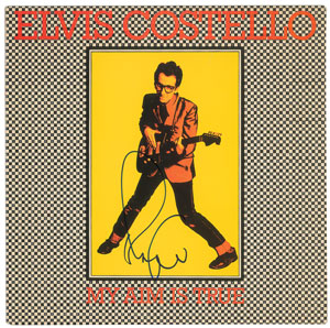 Lot #9348 Elvis Costello Signed Album - Image 1