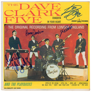 Lot #9351 The Dave Clark Five Signed Album