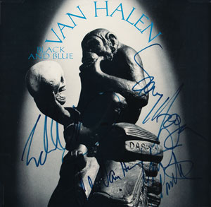 Lot #9224  Van Halen Signed 45 RPM Record - Image 1