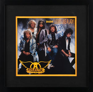Lot #9187  Aerosmith Signed 45 RPM Record - Image 2