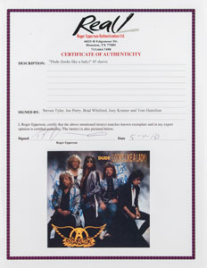 Lot #9187  Aerosmith Signed 45 RPM Record - Image 3
