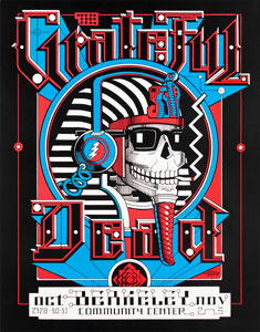 Lot #9093  Grateful Dead 1984 Berkeley Poster