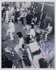 Lot #9082 Charlie Watts Signed Photograph - Image 1