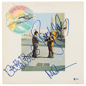 Lot #9110 Roger Waters and Nick Mason Signed Album - Image 1