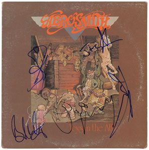 Lot #9318  Aerosmith Signed Album